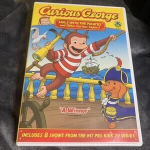 Curious George Sails with the Pirates and Other Curious Capers DVD GOOD